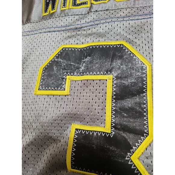 RUSSELL WILSON NIKE ON FIELD MENS SEATTLE SEAHAWKS GRAY ALT HOME JERSEY 48 - Picture 8 of 12